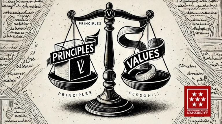 Principles vs. Values
