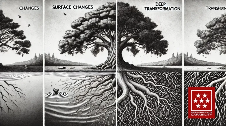 The Difference Between Surface Changes and Deep Transformation