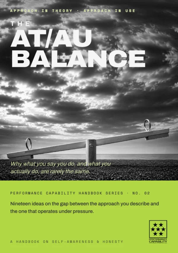 The AT/AU Balance — cover