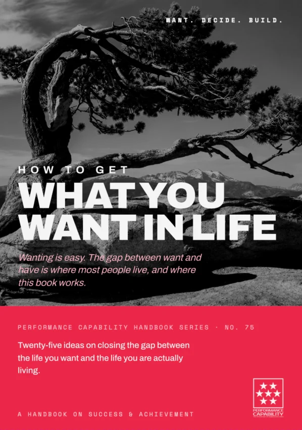 How to Get What You Want in Life — cover