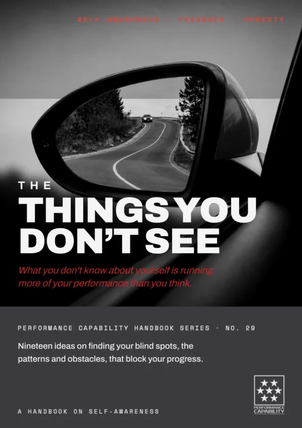 The Things You Don’t See — cover