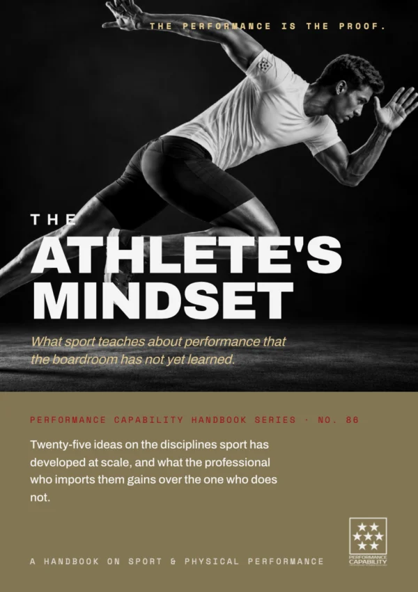 The Athlete’s Mindset — cover
