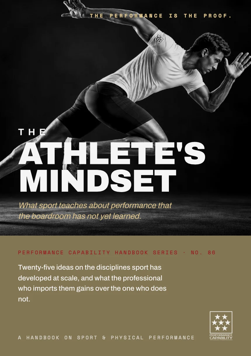 The Athlete’s Mindset — cover