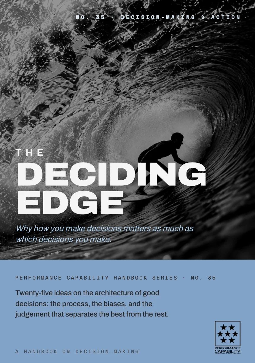 The Deciding Edge — cover