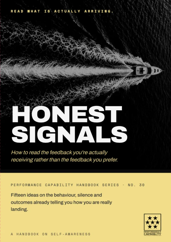 Honest Signals